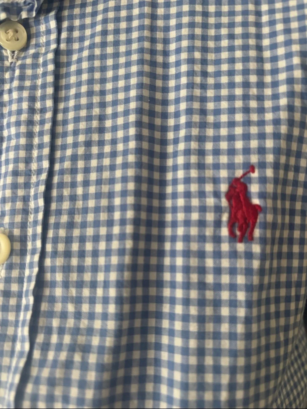 Ralph Lauren Pink & Blue Gingham Button-Down Shirts - Picture 7 of 8